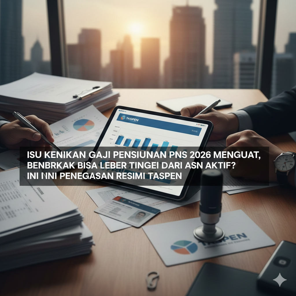 Isu Kenaikan Gaji Pensiunan PNS 2026 Menguat, Benarkah Bisa Lebih Tinggi dari ASN Aktif? Ini Penegasan Resmi TASPEN