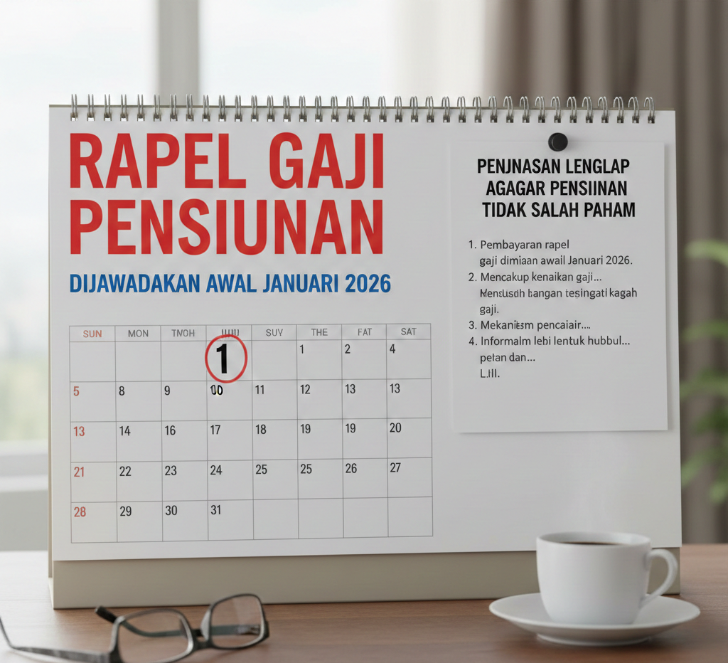 Rapel Gaji Pensiunan Dijadwalkan Awal Januari 2026, Ini Penjelasan Lengkap agar Pensiunan Tidak Salah Paham