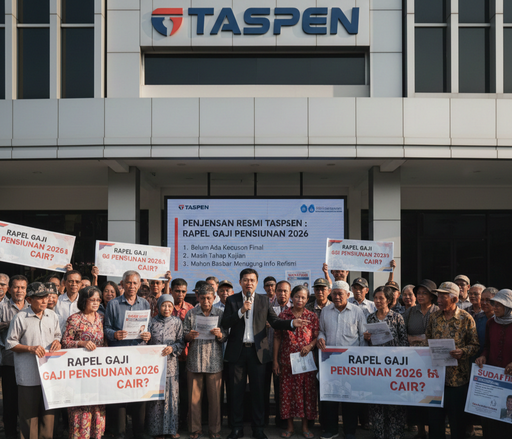 Ramai Klaim Rapel Gaji Pensiunan 2026 Segera Cair, Benarkah Sudah Final? Ini Penjelasan Resmi TASPEN soal Fakta Sebenarnya