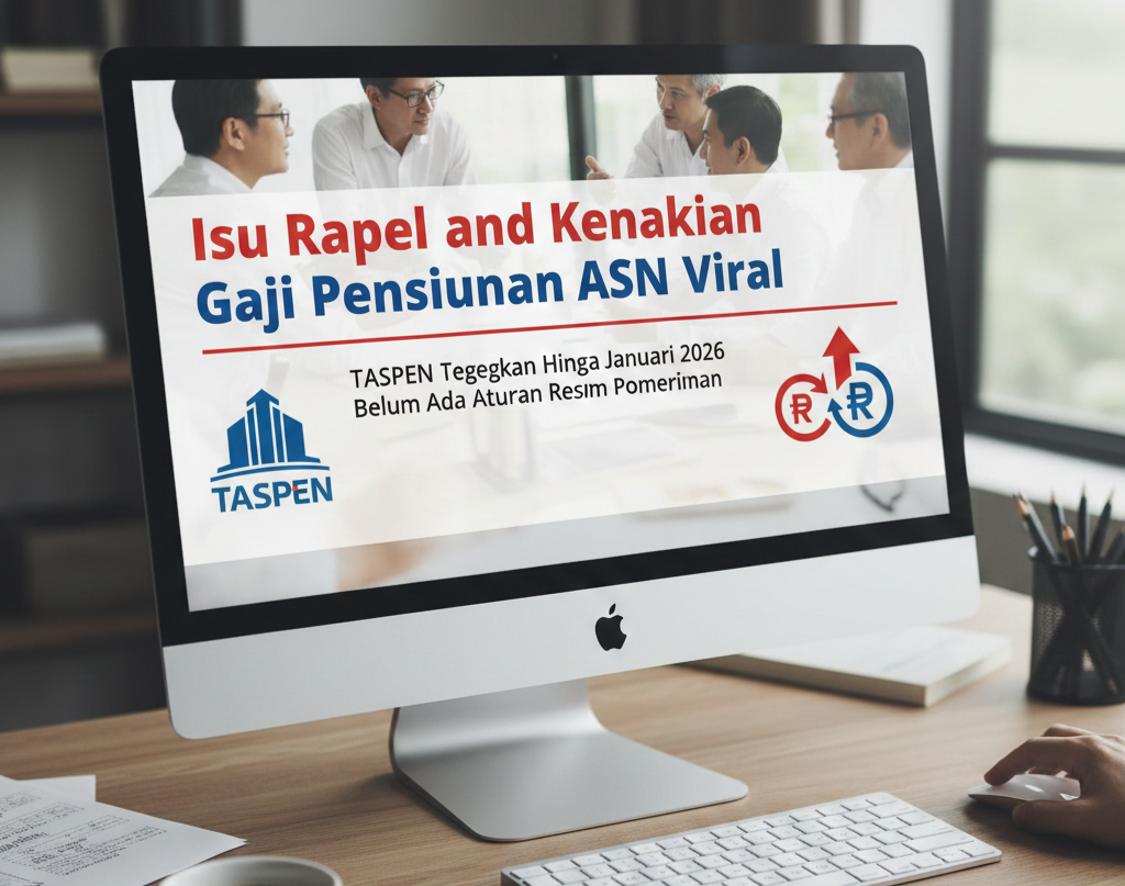 Isu Rapel dan Kenaikan Gaji Pensiunan ASN Viral, TASPEN Tegaskan Hingga Januari 2026 Belum Ada Aturan Resmi Pemerintah