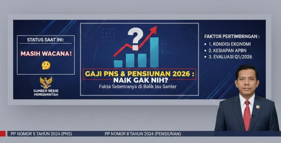 Gaji PNS dan Pensiunan 2026 Ramai Dibahas, Isu Kenaikan Viral di YouTube Ini Jawaban Tegas TASPEN Kediri