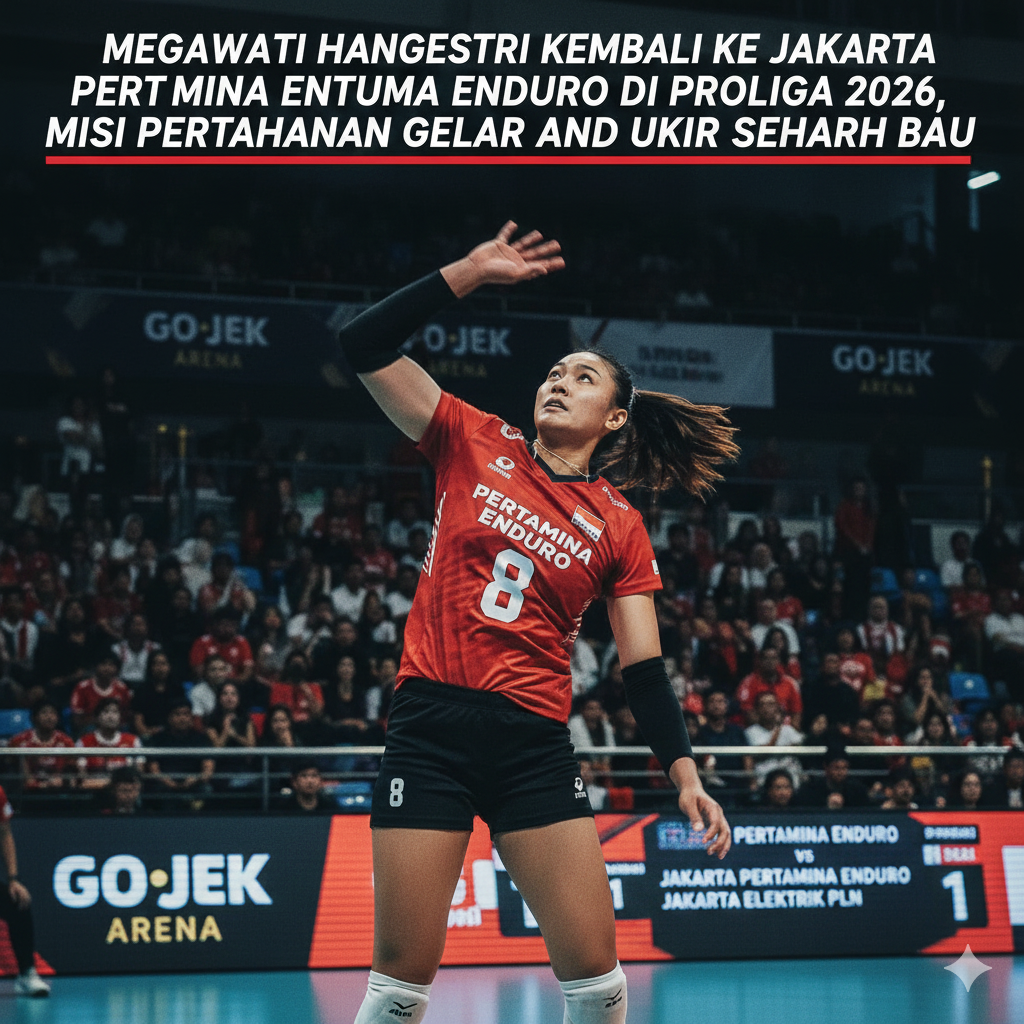 Megawati Hangestri Kembali ke Jakarta Pertamina Enduro di Proliga 2026, Misi Pertahankan Gelar dan Ukir Sejarah Baru