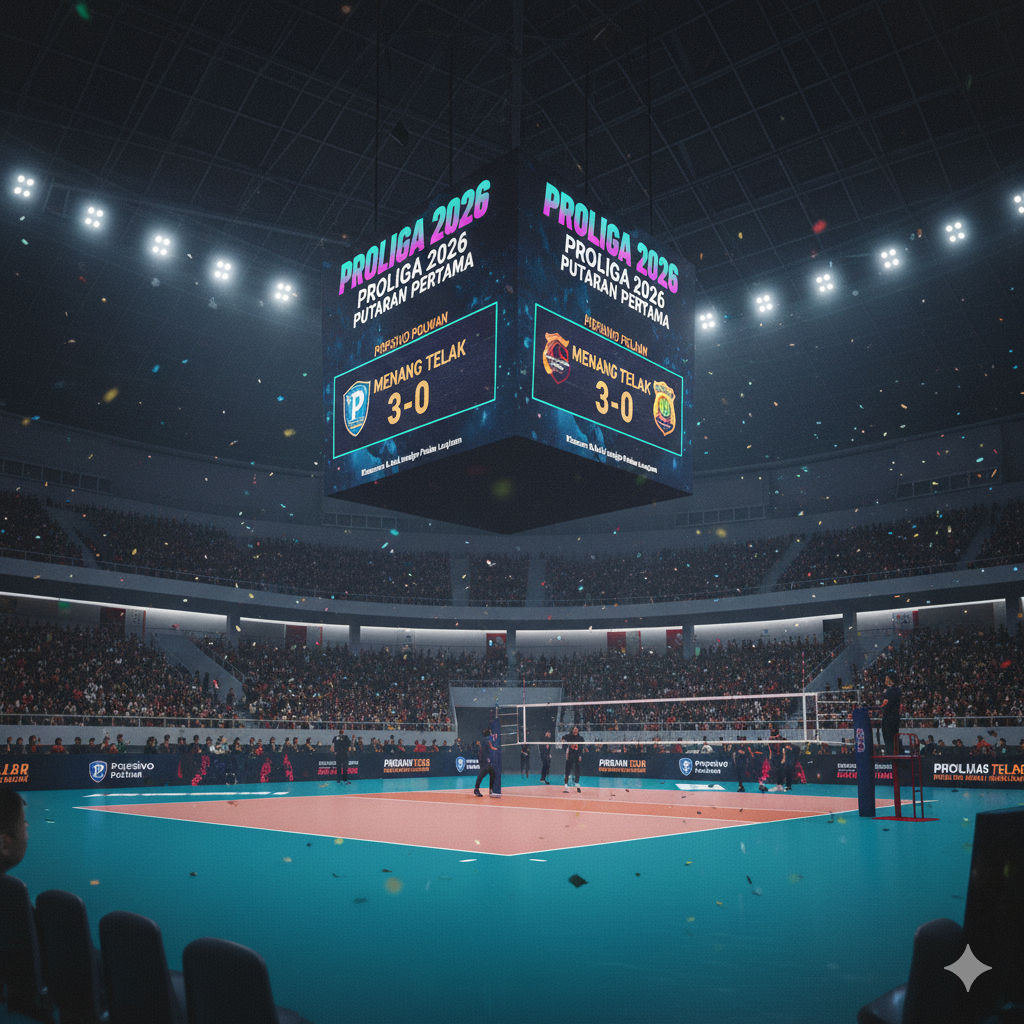 Hasil Proliga 2026 Putaran Pertama: Popsivo Polwan dan Bhayangkara Presisi Menang Telak, Klasemen & Jadwal Lengkap Pekan Lanjutan