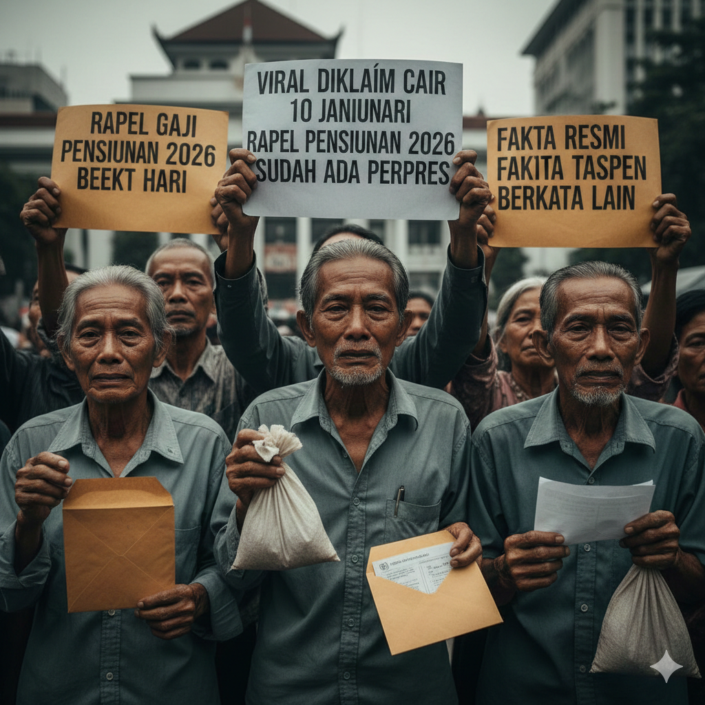 Viral Diklaim Cair 10 Januari, Rapel Gaji Pensiunan 2026 Disebut Sudah Ada Perpres: Fakta Resmi TASPEN Berkata Lain