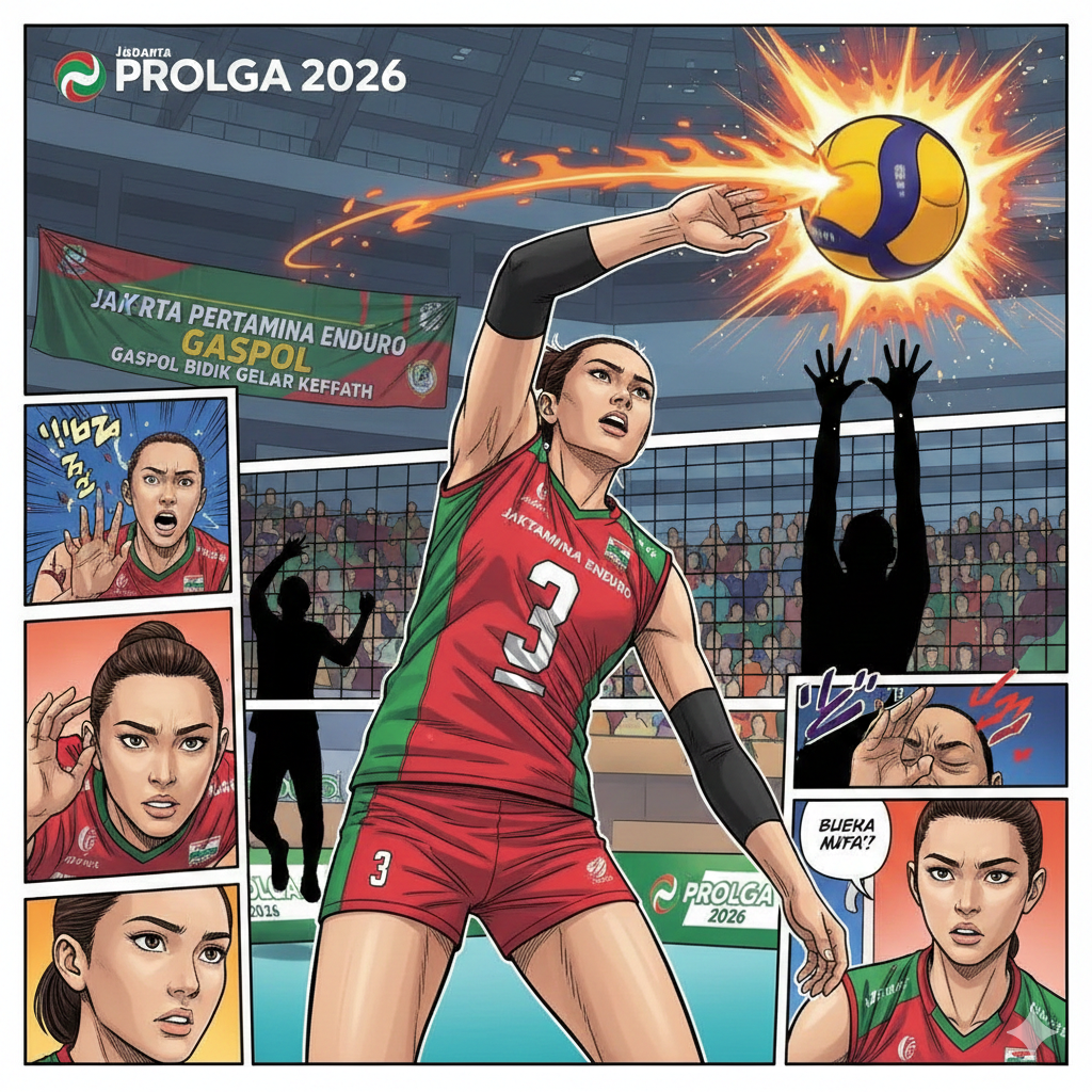 Megawati Hangestri di Proliga 2026 Tunjukkan Spike Keras, Jakarta Pertamina Enduro Gaspol Bidik Gelar Keempat