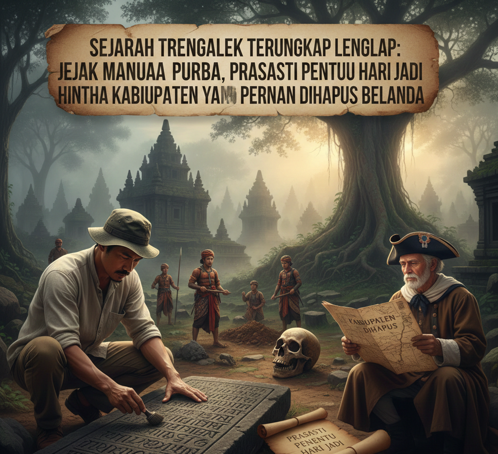 Sejarah Trenggalek Terungkap Lengkap: Jejak Manusia Purba, Prasasti Penentu Hari Jadi hingga Kabupaten yang Pernah Dihapus Belanda