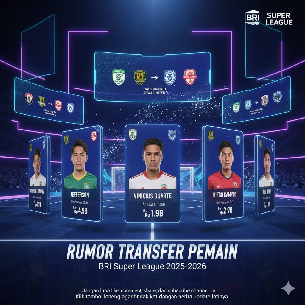 Rumor Transfer Liga 1 2026 Memanas: Pemain Jepang Merapat ke Semen Padang, Persebaya Borong Brasil, Persija Incar Bintang Muda
