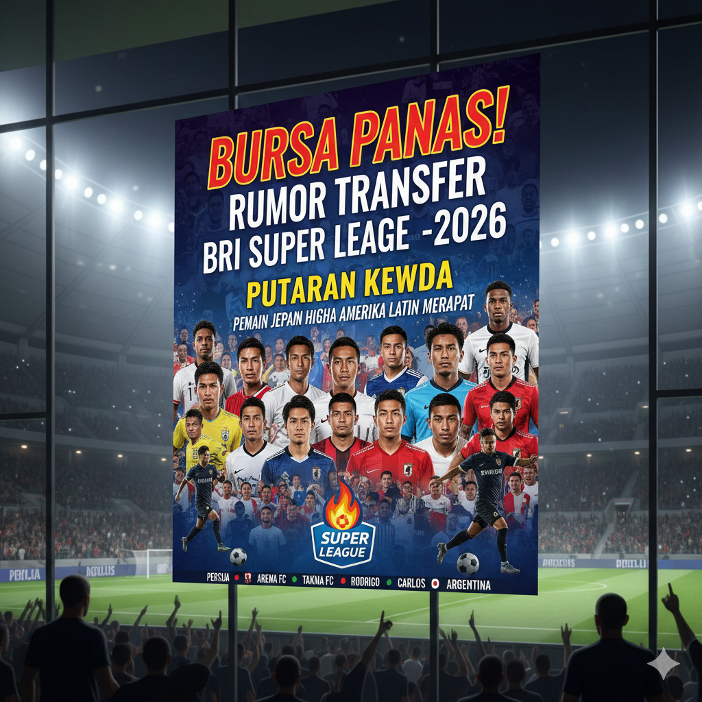 Bursa Panas! Rumor Transfer BRI Super League 2025-2026 Putaran Kedua, Pemain Jepang hingga Amerika Latin Merapat