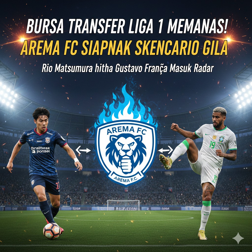 Bursa Transfer Liga 1 Memanas! Arema FC Siapkan Skenario Gila, Rio Matsumura hingga Gustavo Franca Masuk Radar