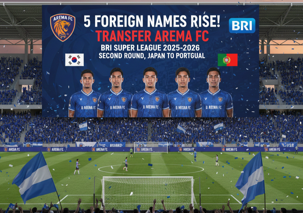 5 Nama Asing Menguat! Transfer Arema FC BRI Super League 2025-2026 Putaran Kedua, Ada Jepang hingga Portugal