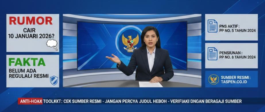 Heboh Rapel Kenaikan Pensiun Cair 10 Januari 2026, TASPEN Kediri Tegaskan Fakta Sebenarnya dan Bantah Isu Viral