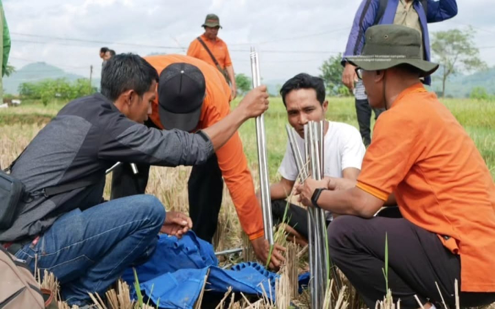Badan Pusat Statistik (BPS) Kabupaten Trenggalek menggelar pelatihan Survei Kerangka Sampel Area (KSA) dan Ubinan pada Rabu (7/1/2026).