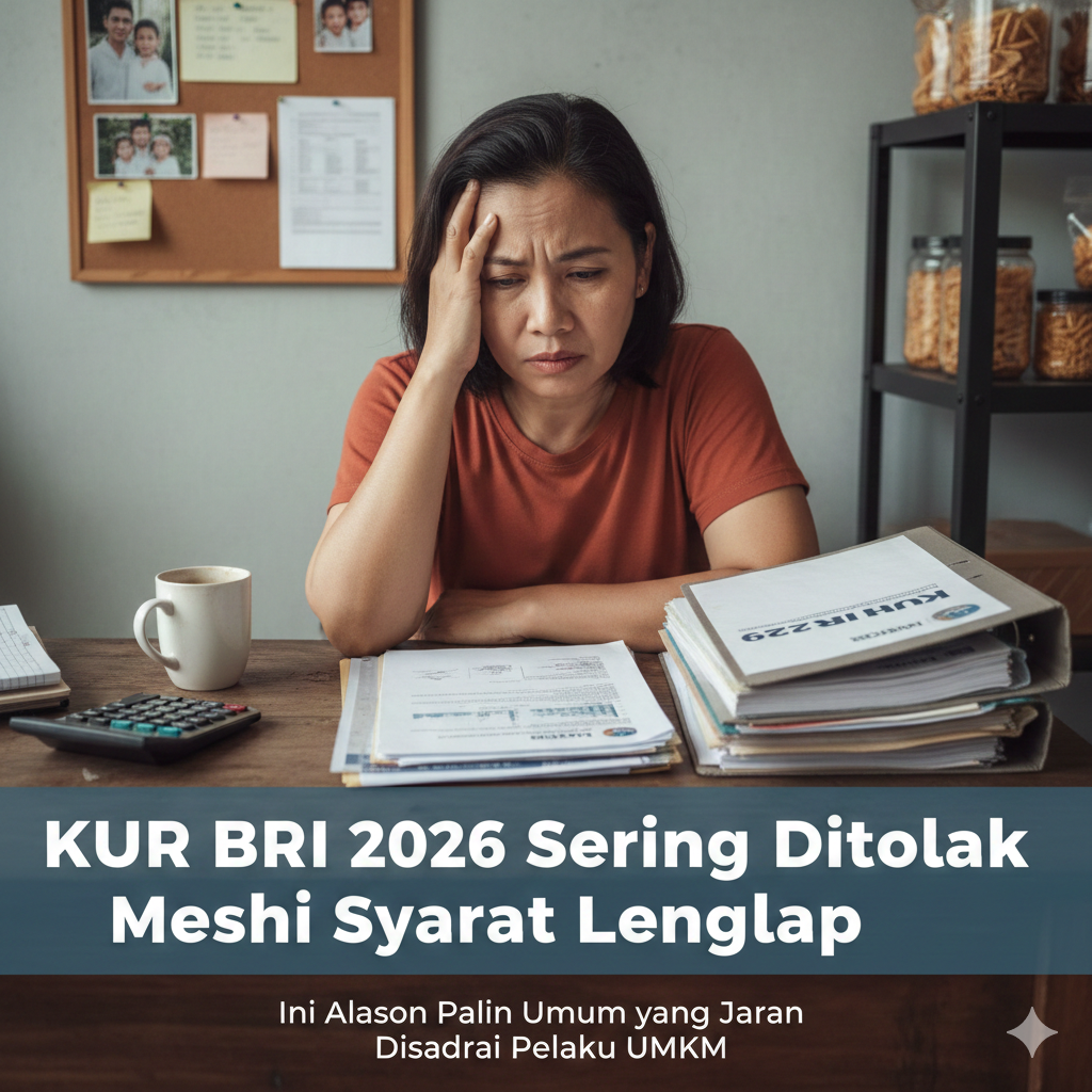 KUR BRI 2026 Sering Ditolak Meski Syarat Lengkap, Ini Alasan Paling Umum yang Jarang Disadari Pelaku UMKM