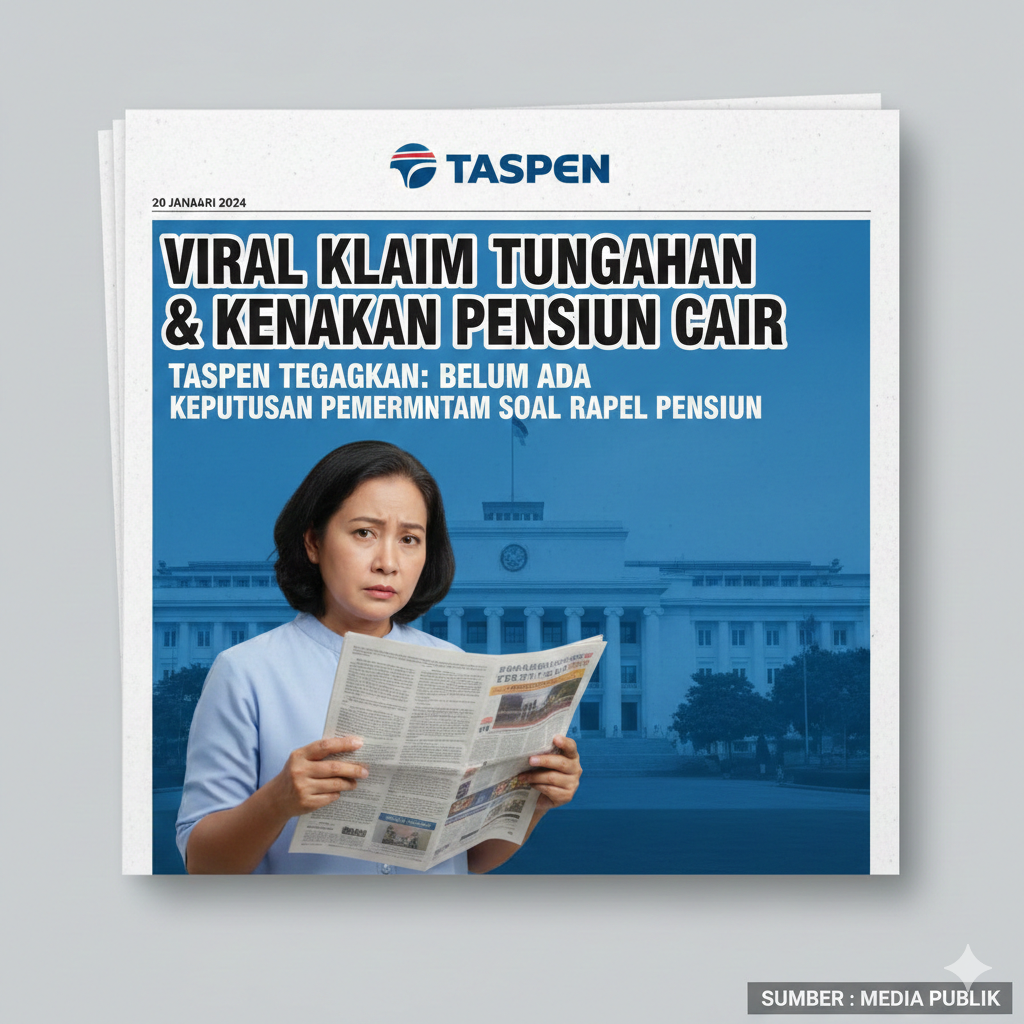 Viral Klaim Tunggakan dan Kenaikan Pensiun Cair, TASPEN Tegaskan Belum Ada Keputusan Pemerintah soal Rapel Pensiun