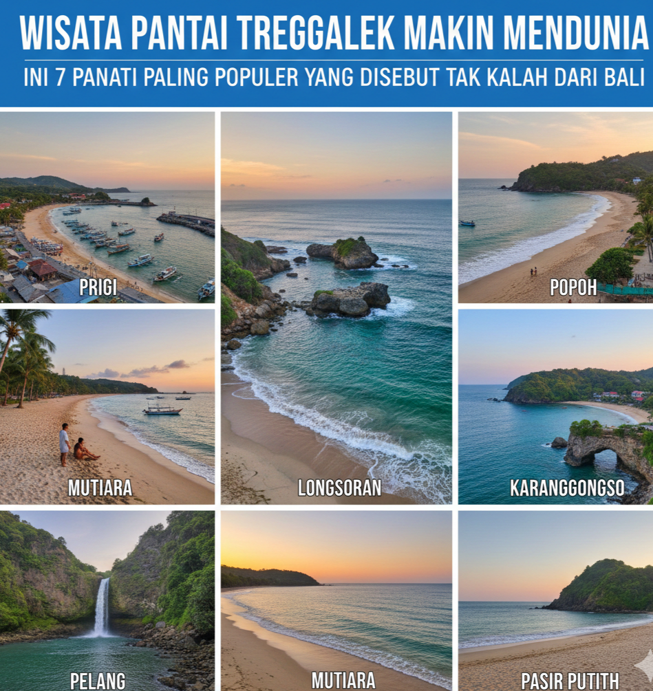 Wisata Pantai Trenggalek Makin Mendunia, Ini 7 Pantai Paling Populer yang Disebut Tak Kalah dari Bali