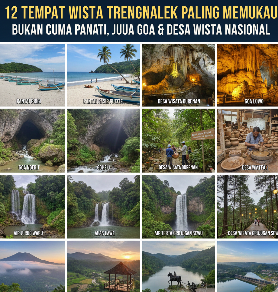 12 Tempat Wisata Trenggalek Paling Memukau, Bukan Cuma Pantai tapi Juga Goa hingga Desa Wisata Nasional