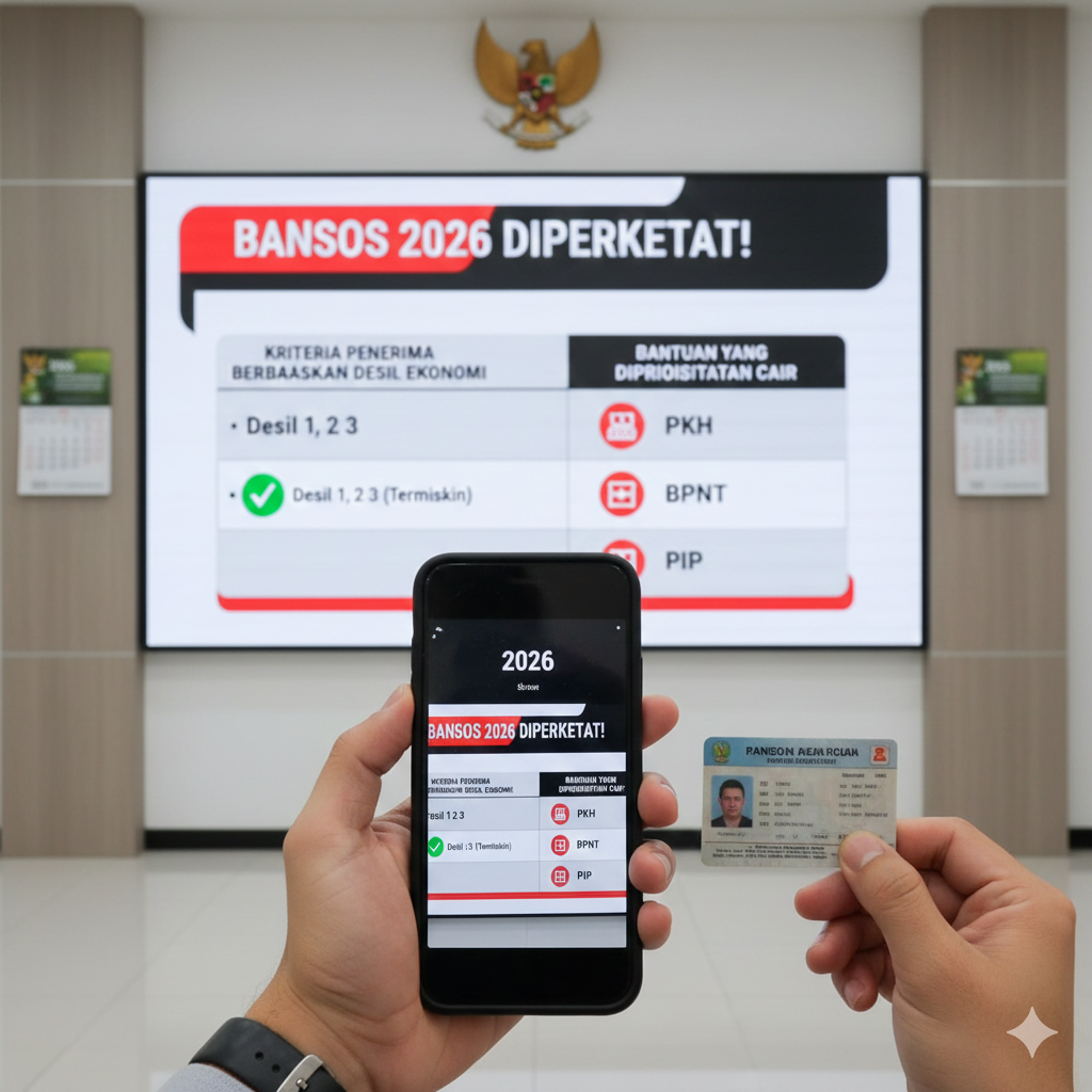 Bansos 2026 Diperketat! Ini Kriteria Penerima Berdasarkan Desil Ekonomi dan Daftar Bantuan yang Diprioritaskan Cair
