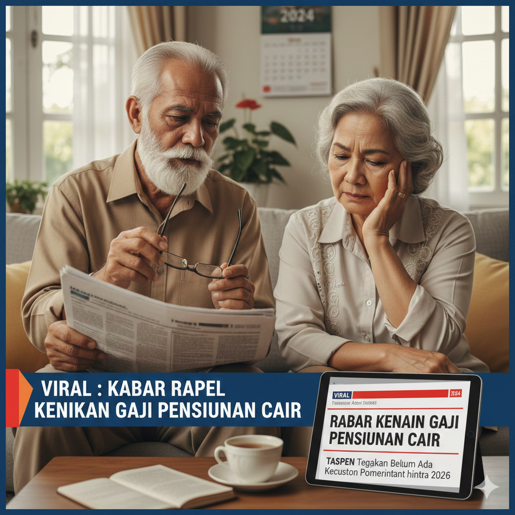 Viral Kabar Rapel Kenaikan Gaji Pensiunan Cair, TASPEN Tegaskan Belum Ada Keputusan Pemerintah hingga 2026
