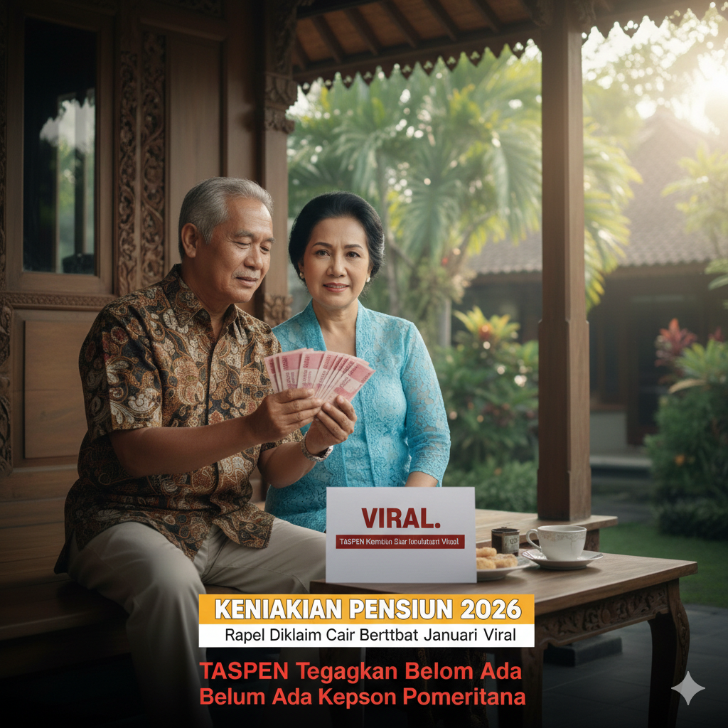 Klaim Rapel dan Kenaikan Pensiun 2026 Cair Paling Lambat Januari Viral, TASPEN Kembali Tegaskan Belum Ada Keputusan Pemerintah