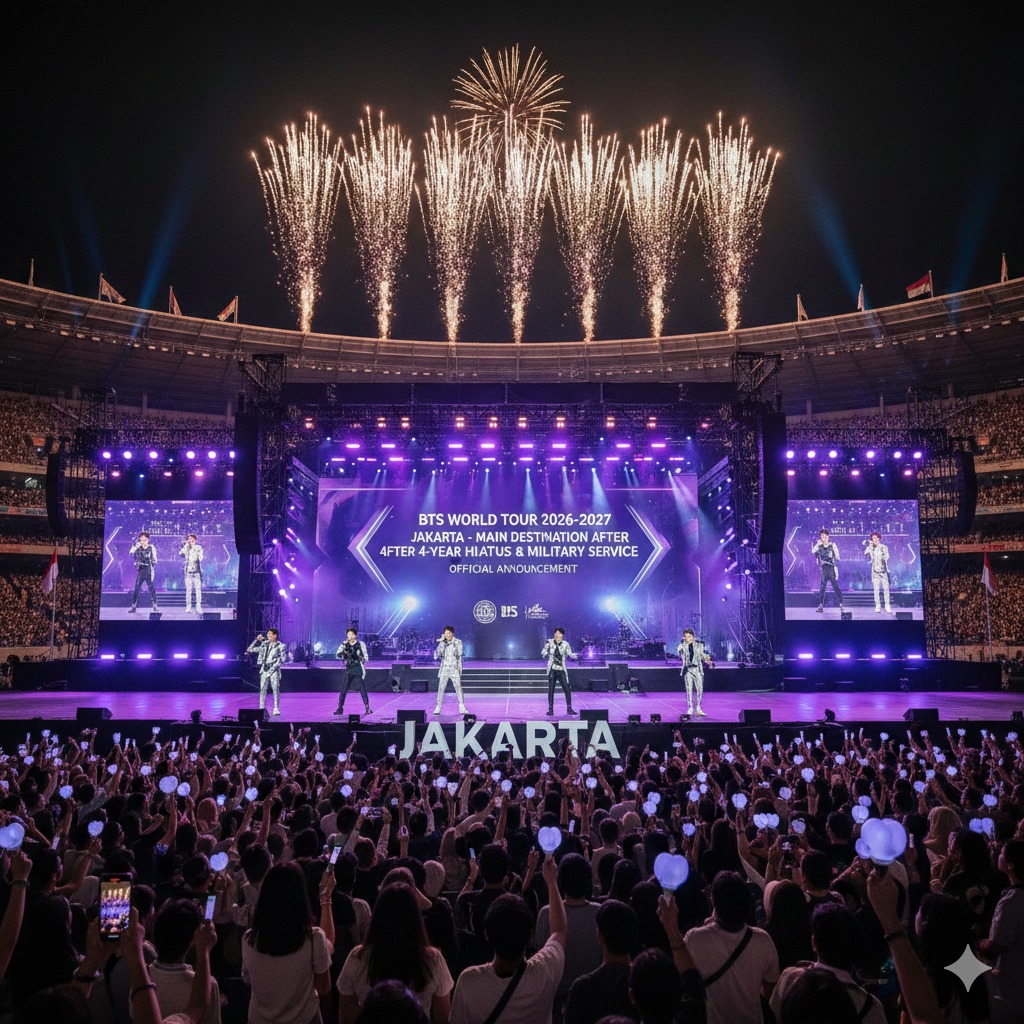 BTS World Tour 2026-2027 Resmi Diumumkan, Jakarta Jadi Tujuan Utama Usai Hiatus 4 Tahun dan Wajib Militer