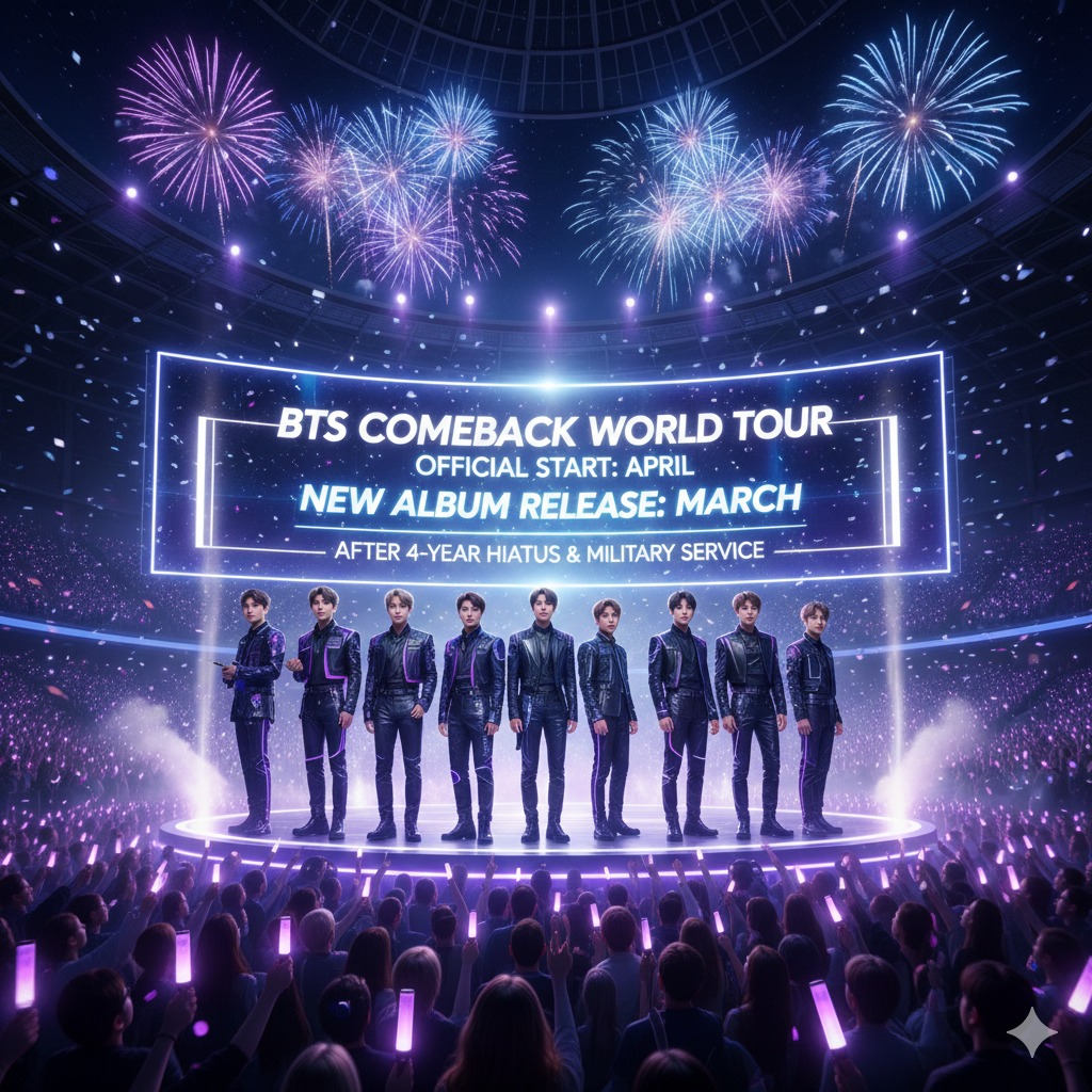 BTS Comeback World Tour Resmi Dimulai April, Album Baru Rilis Maret Usai Hiatus 4 Tahun dan Wajib Militer
