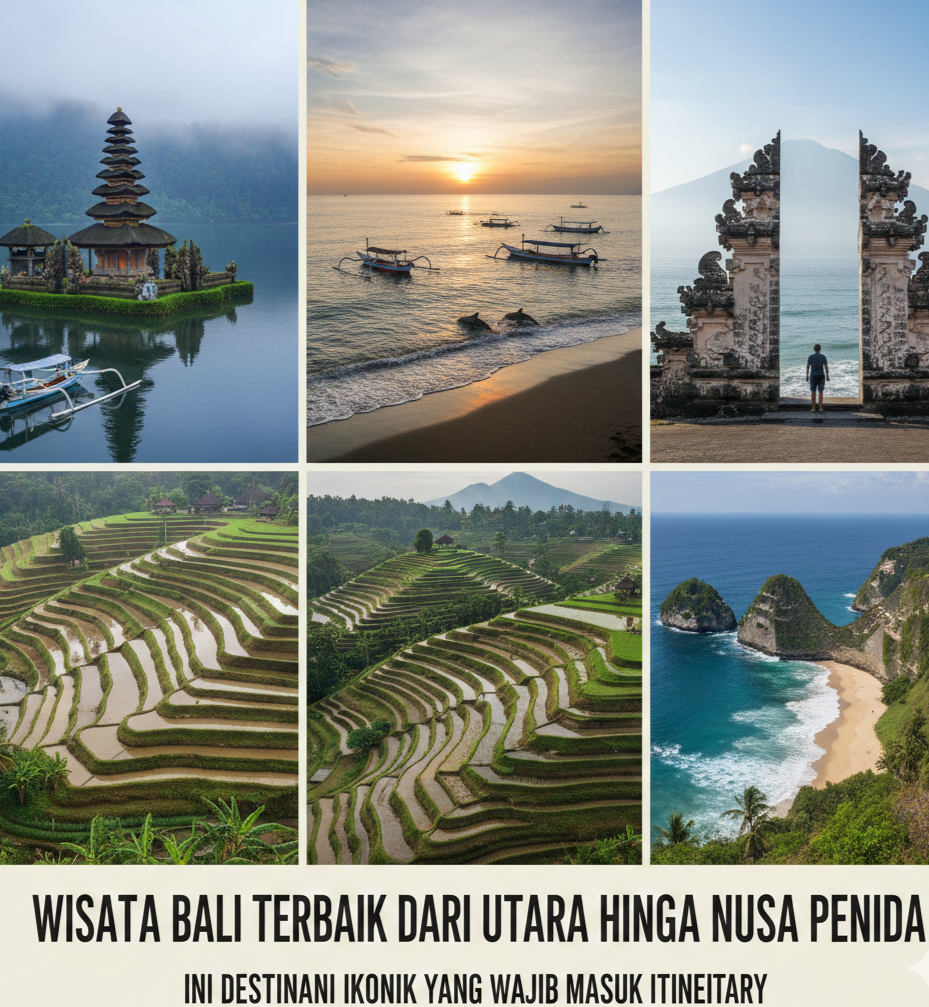 Wisata Bali Terbaik dari Utara hingga Nusa Penida, Ini Destinasi Ikonik yang Wajib Masuk Itinerary