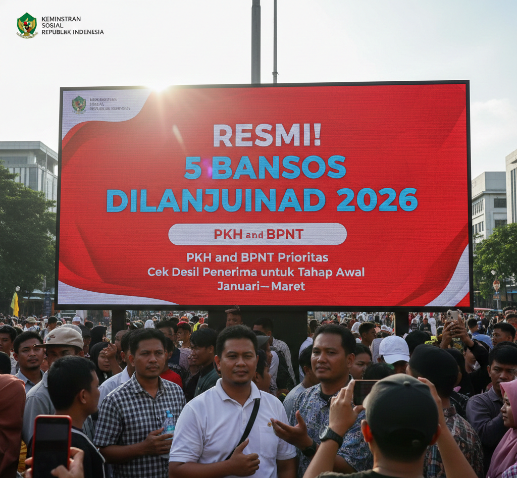 Resmi! 5 Bansos Dilanjutkan 2026, PKH dan BPNT Prioritas, Cek Desil Penerima untuk Tahap Awal Januari&ndash;Maret
