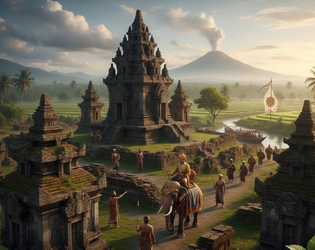 Sejarah Kerajaan Majapahit Lengkap: Dari Raden Wijaya, Sumpah Palapa Gajah Mada, hingga Runtuh Diserang Demak