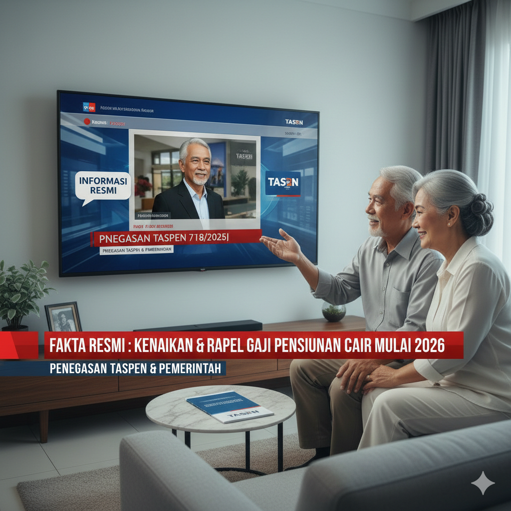 Viral Klaim Rapel dan Kenaikan Gaji Pensiunan Cair Mulai 2026, Ini Fakta Resmi Pemerintah dan Penegasan TASPEN