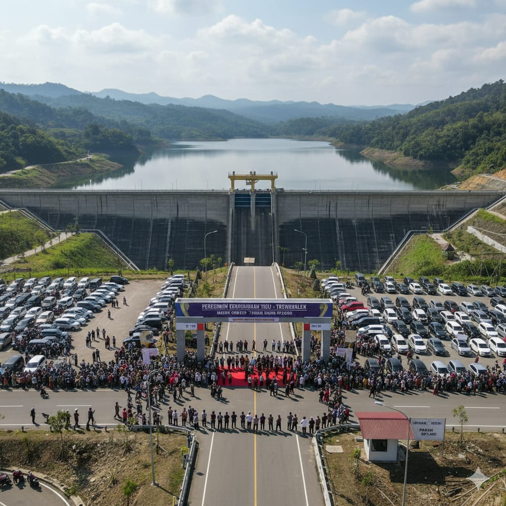 Bendungan Tugu Trenggalek Resmi Dibuka untuk Umum, Masuk Gratis Cuma Bayar Parkir Rp2.000