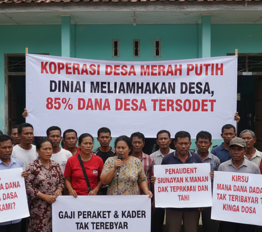 Koperasi Desa Merah Putih Dinilai Melemahkan Desa, 85 Persen Dana Desa Tersedot, Gaji Perangkat dan Kader Tak Terbayar Hingga 8 Bulan