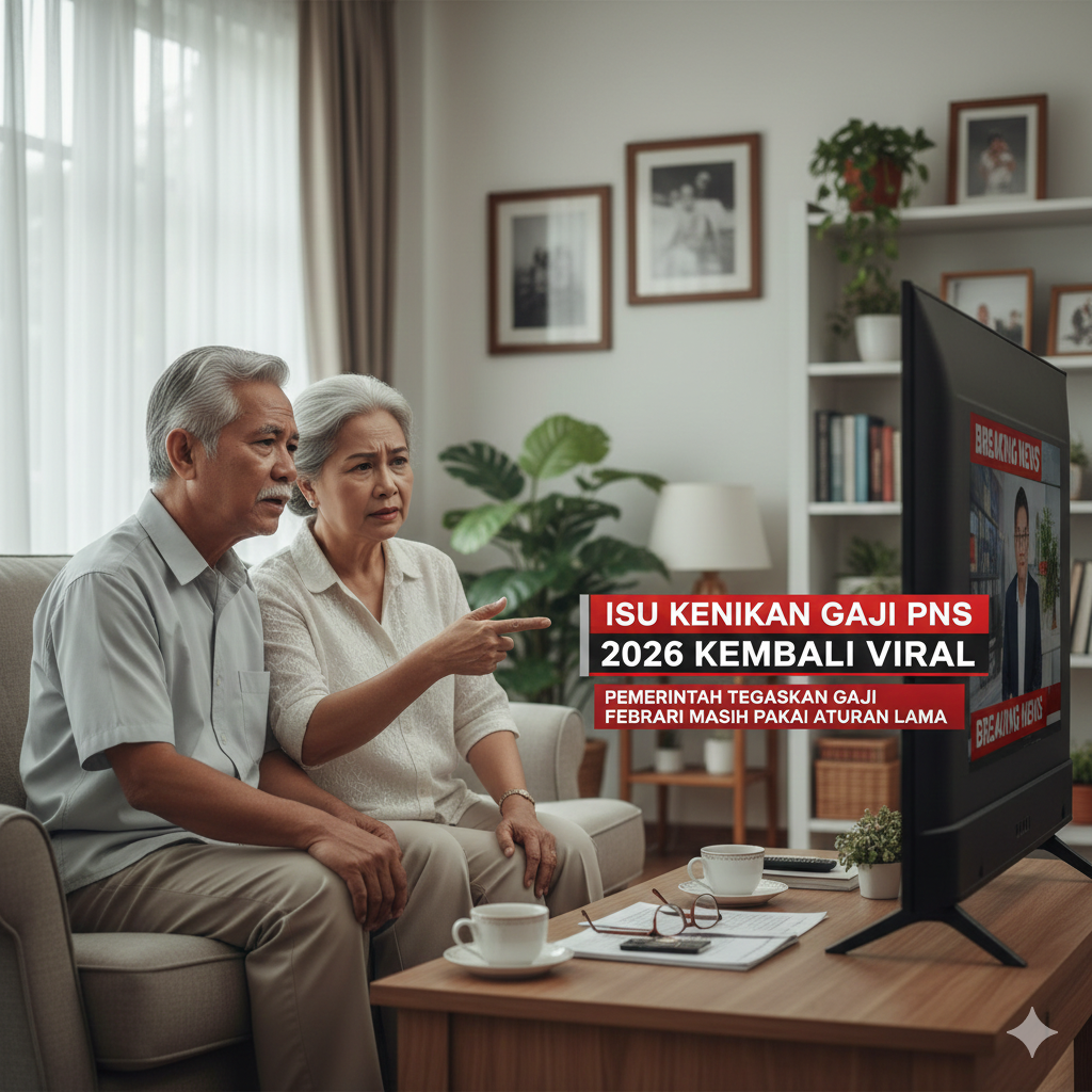 Isu Kenaikan Gaji PNS 2026 Kembali Viral, Pemerintah Tegaskan Gaji Februari Masih Pakai Aturan Lama