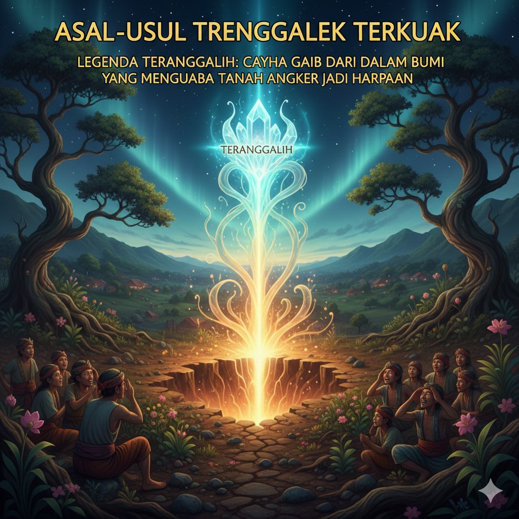 Asal-Usul Trenggalek Terkuak: Legenda Teranggalih, Cahaya Gaib dari Dalam Bumi yang Mengubah Tanah Angker Jadi Harapan