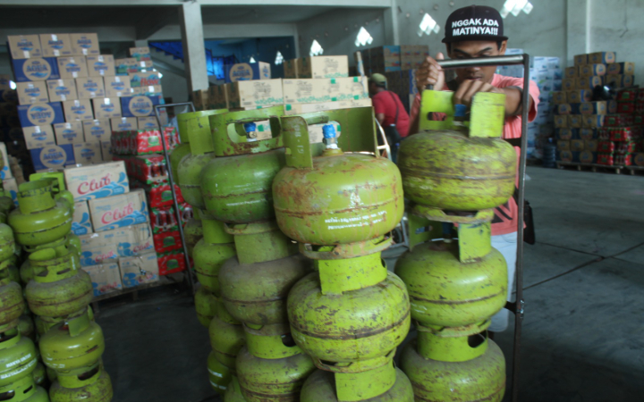 Gas melon beredar dipasaran untuk masyarakat Trenggalek tahun ini diusulkan sekitar 10,7 juta tabung.