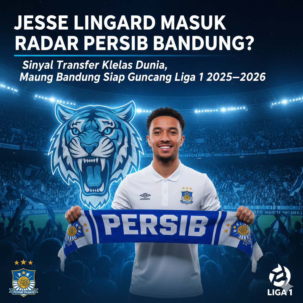 Jesse Lingard Masuk Radar Persib Bandung? Sinyal Transfer Kelas Dunia, Maung Bandung Siap Guncang Liga 1 2025&ndash;2026