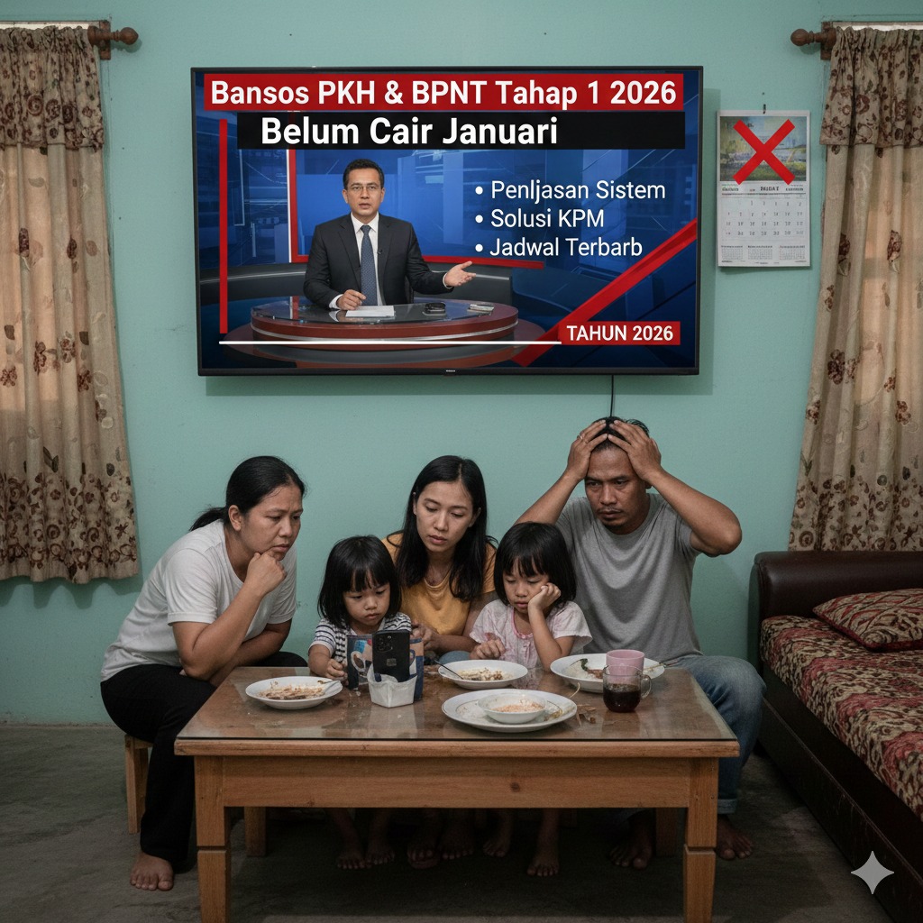 Bansos PKH dan BPNT Tahap 1 Tahun 2026 Belum Cair Januari, Ini Penjelasan Sistem, Solusi KPM, dan Jadwal Terbarunya