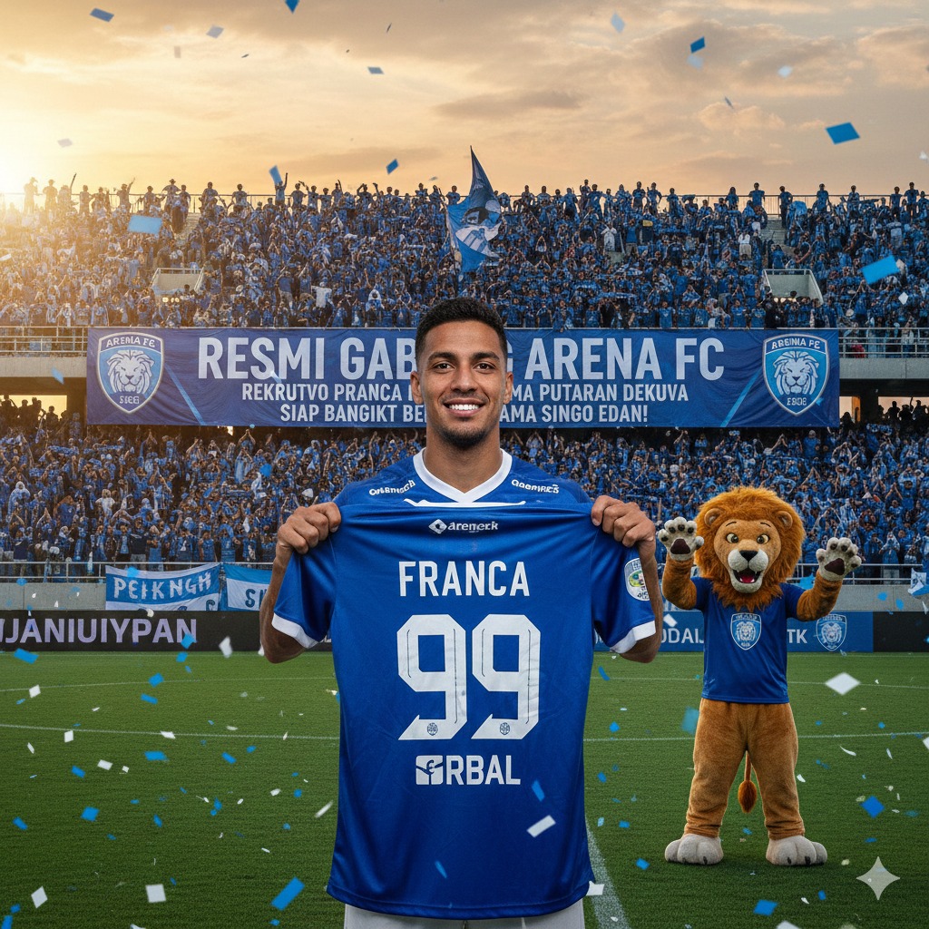 Resmi Gabung Arema FC, Gustavo Franca Jadi Rekrutan Pertama Putaran Kedua, Siap Bangkit Bersama Singo Edan