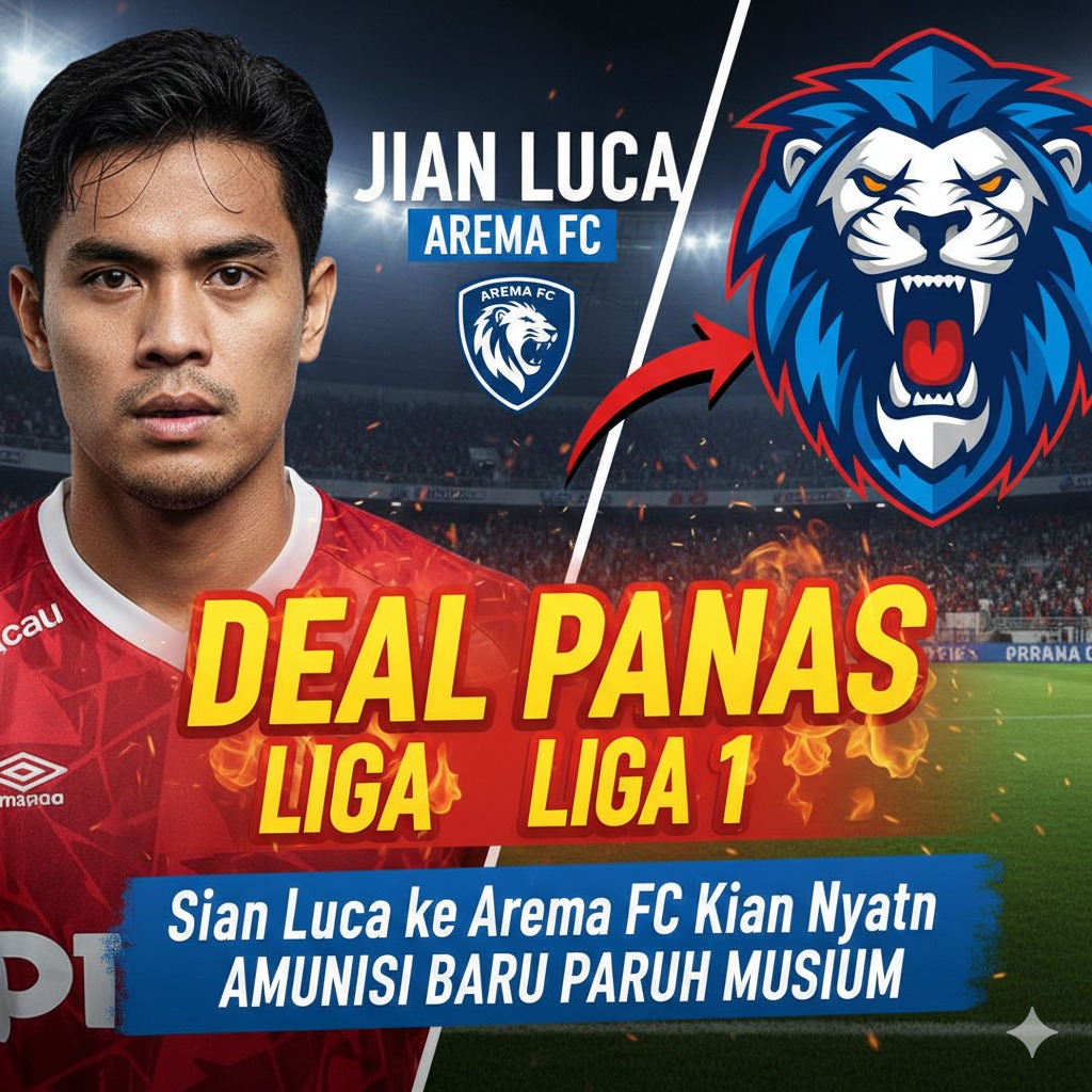 Deal Panas Liga 1! Jian Luka ke Arema FC Kian Nyata, Singo Edan Tambah Amunisi Baru Paruh Musim