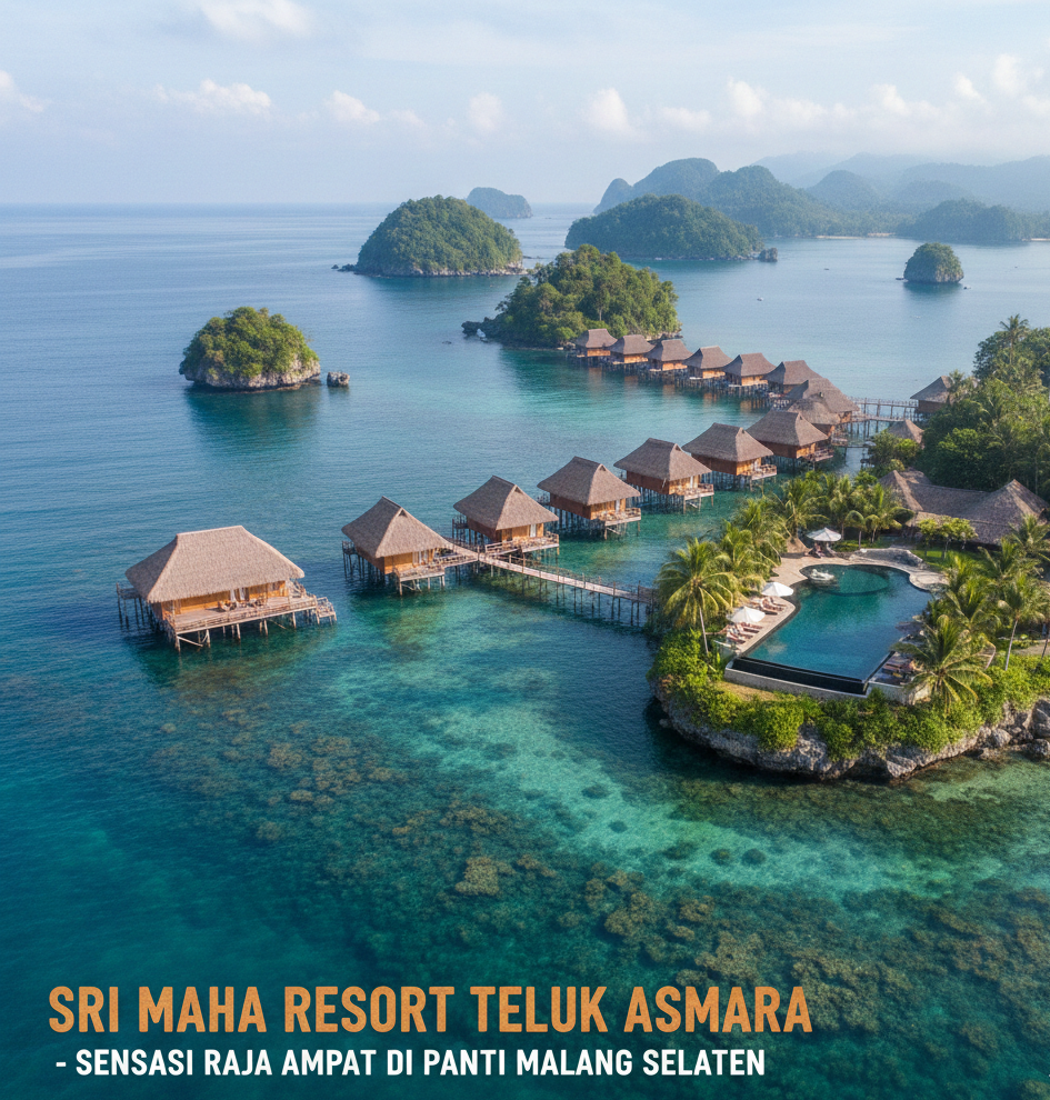 Menginap di Sri Maha Resort Teluk Asmara, Sensasi Raja Ampat di Pantai Malang Selatan yang Lagi Viral