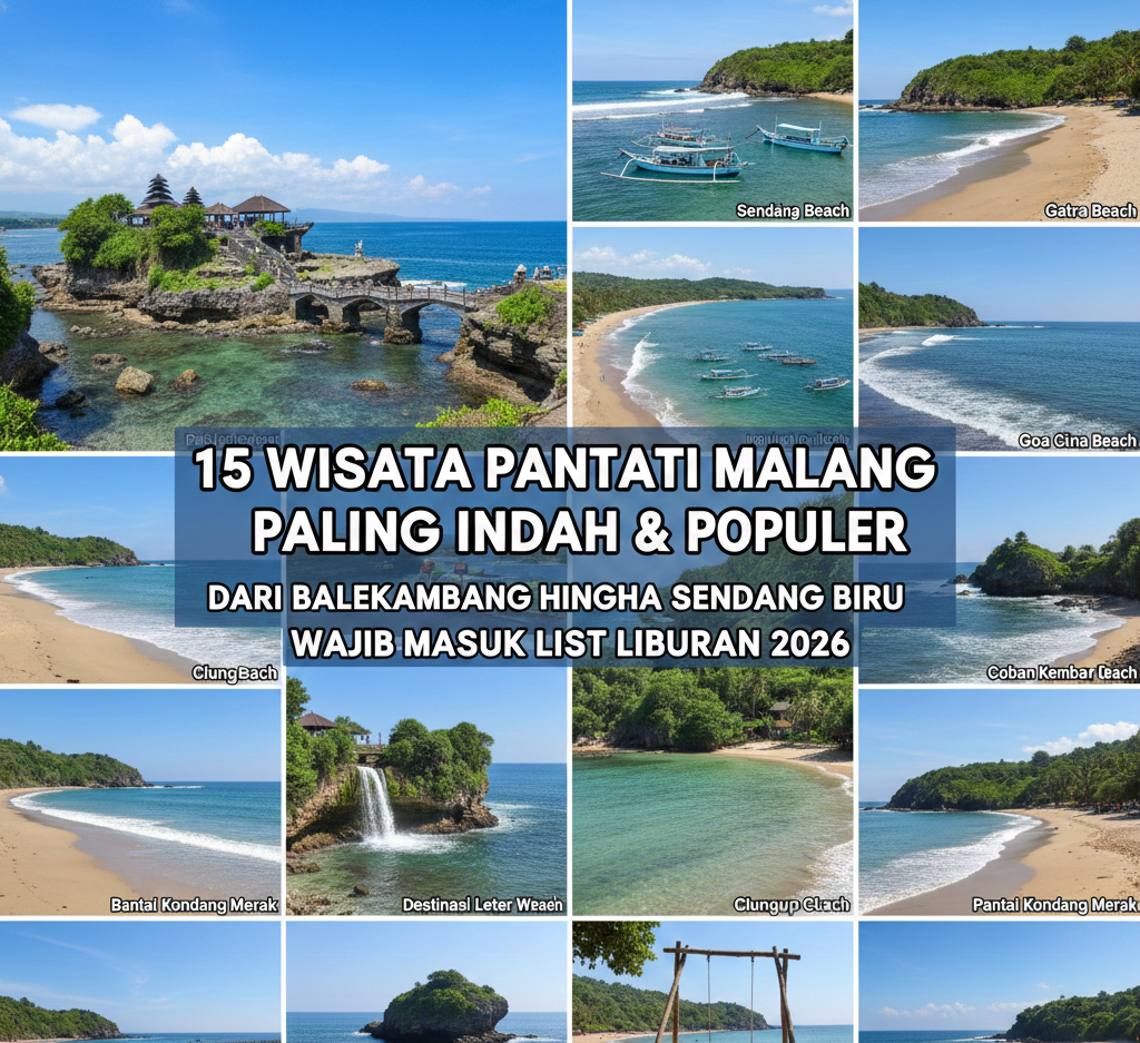 15 Wisata Pantai Malang Paling Indah dan Populer, Dari Balekambang hingga Sendang Biru yang Wajib Masuk List Liburan 2026