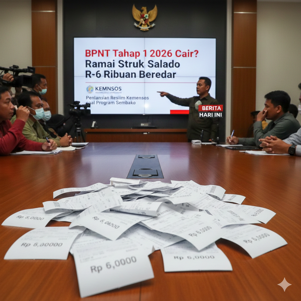 BPNT Tahap 1 2026 Cair? Ramai Struk Saldo Rp6 Ribuan Beredar, Ini Penjelasan Resmi Kemensos soal Program Sembako