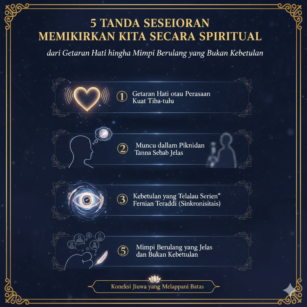 5 Tanda Seseorang Memikirkan Kita Secara Spiritual, dari Getaran Hati hingga Mimpi Berulang yang Bukan Kebetulan