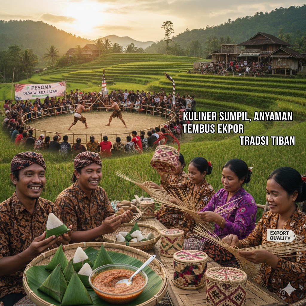 Pesona Desa Wisata Jajar: Kuliner Sumpil, Anyaman Simpai Tembus Ekspor hingga Tradisi Tiban yang Bangkitkan Ekonomi Warga