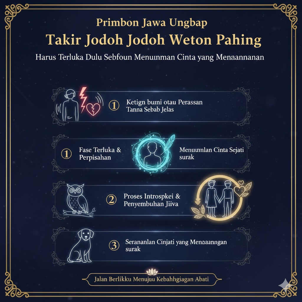 Primbon Jawa Ungkap Takdir Jodoh Weton Pahing: Harus Terluka Dulu Sebelum Menemukan Cinta yang Menenangkan