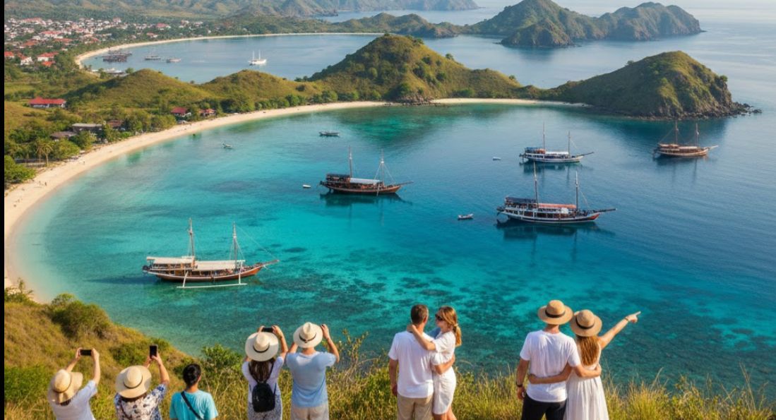 5 destinasi wisata terbaik di Labuan Bajo dari Pulau Padar, Pink Beach, Taman Nasional Komodo, Manta Point hingga Pulau Kanawa.