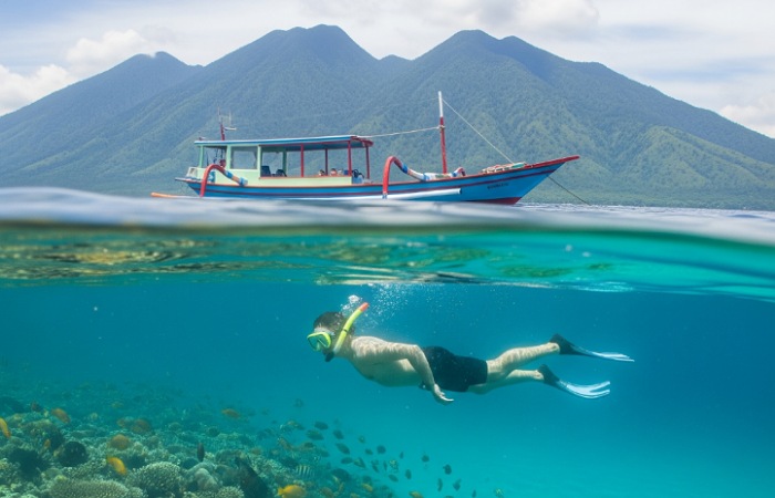 Snorkeling Menjangan Banyuwangi dinilai luar biasa, tapi perlu kemasan rute wisata agar turis tak hanya memilih Bali.