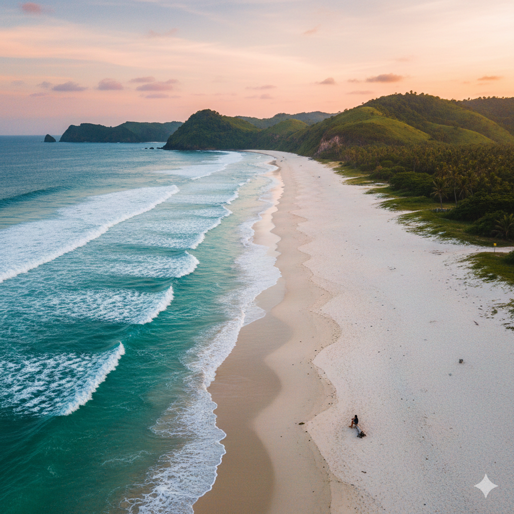 Pantai Pasir Putih Trenggalek Viral di YouTube, Keindahannya Bikin Pikiran Tenang dan Lupa Masalah, Ini Daya Tarik yang Jarang Disorot