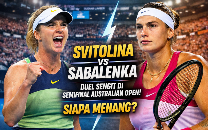 Elina Svitolina dan Aryna Sabalenka bersiap bentrok di semifinal Australian Open, duel krusial menuju tiket final Grand Slam.