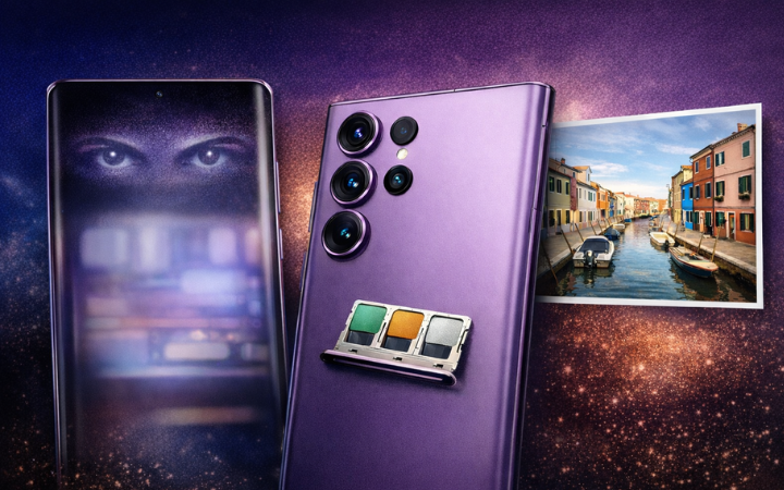 Render Galaxy S26 Ultra menampilkan desain kamera belakang dan layar dengan fitur AI Privacy Display jelang peluncuran resmi Samsung.