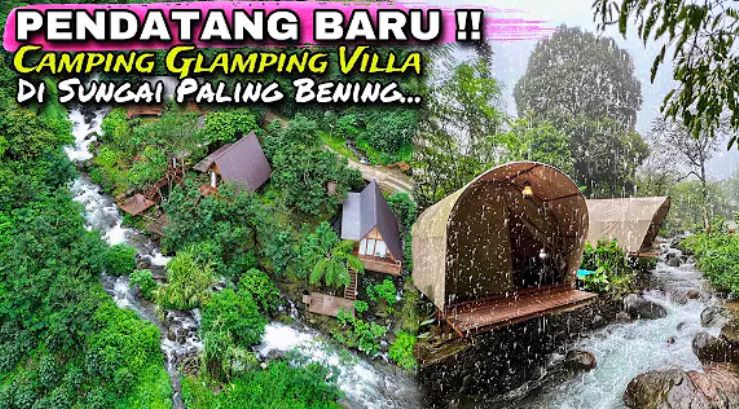 Taman Kopi Guntang Bandung soft opening! Glamping pinggir sungai, camping & villa, udara dingin, harga mulai Rp400 ribu include sarapan.